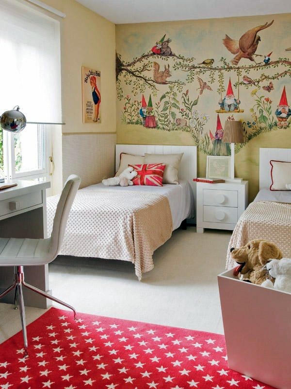 Nursery wallpaper - color ideas for your interior