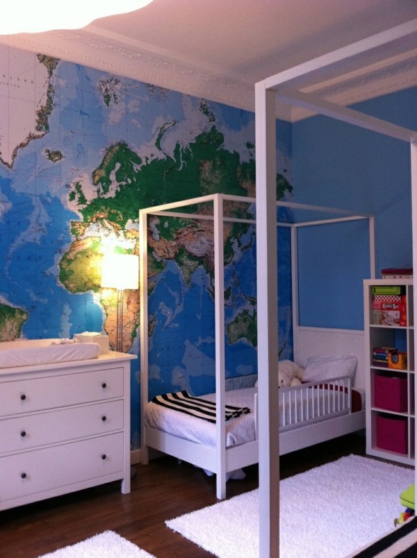 Nursery wallpaper - color ideas for your interior