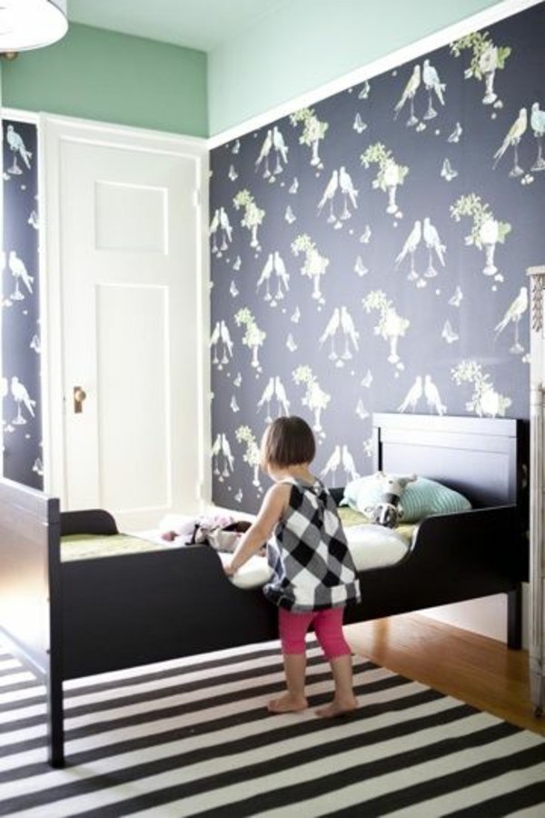 Nursery wallpaper - color ideas for your interior