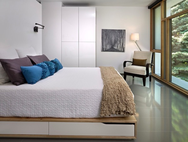 Schlafzimmermöbel - Platform beds with drawers - Storage Ideas