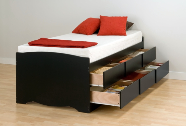 Platform beds with drawers - Storage Ideas