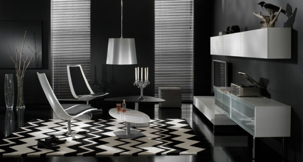 The black wallpaper creates an artistic living environment in your home The black wallpaper creates an artistic living environment in your home