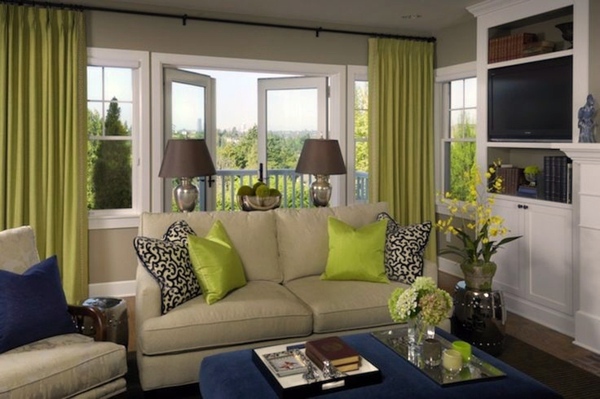 30 curtains in green for all seasons