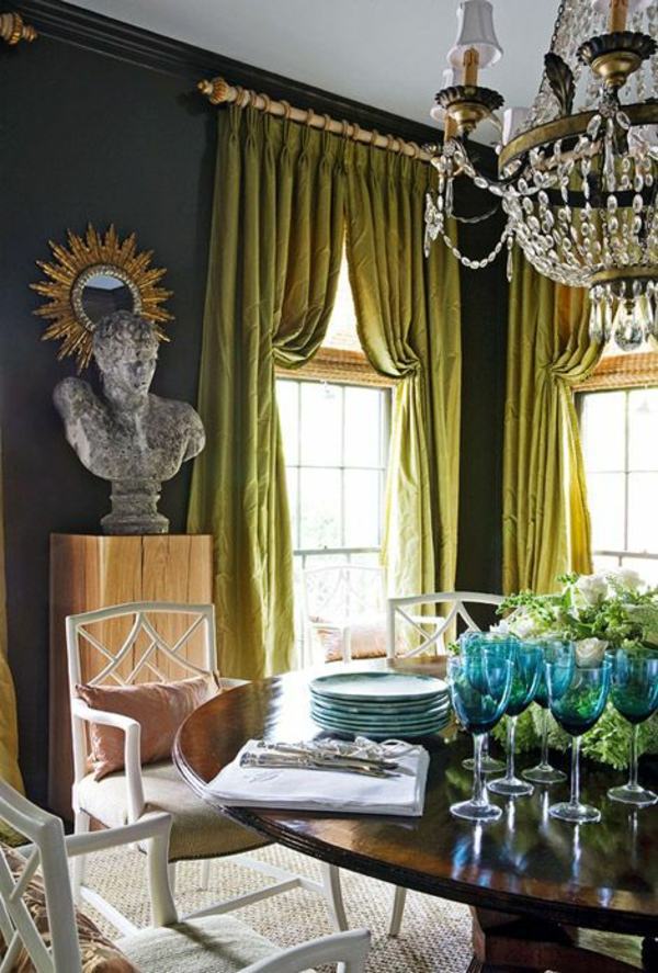 30 curtains in green for all seasons