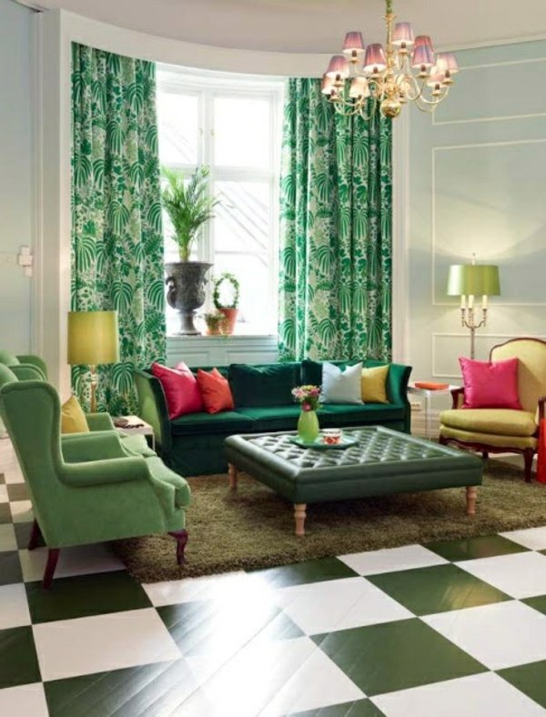 30 curtains in green for all seasons