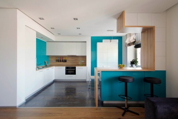 Modern apartment with minimalist interior design in Moscow