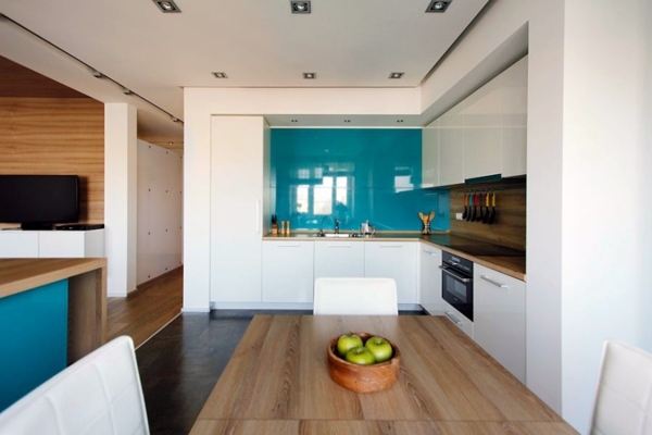 Modern apartment with minimalist interior design in Moscow