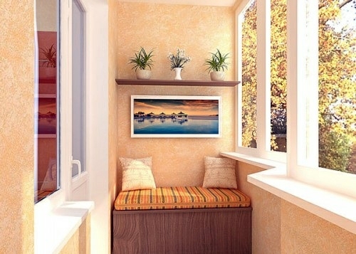 Small balcony design - interesting interior design ideas