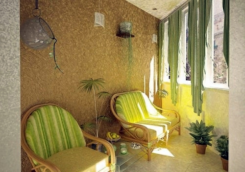 Small balcony design - interesting interior design ideas