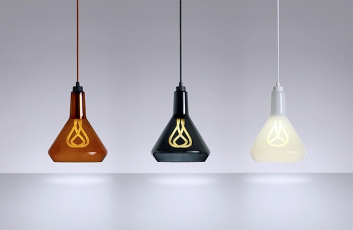 Designer lamps with energy-saving light bulbs from Hulger