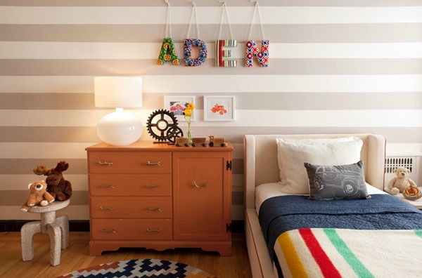 Create creative wall design with letters and writings