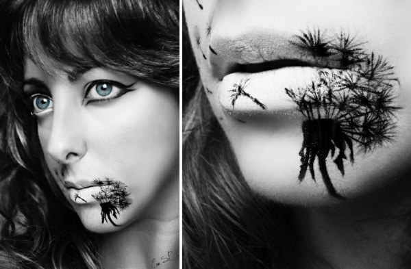 Halloween Makeup by Eva Pernas - Fascinating ideas on how you make up your lips for Halloween