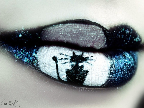 Halloween Makeup by Eva Pernas - Fascinating ideas on how you make up your lips for Halloween