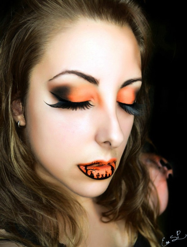 Halloween Makeup by Eva Pernas - Fascinating ideas on how you make up your lips for Halloween