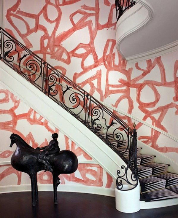 Innenarchitektur - Fabulous staircase rugs bring color