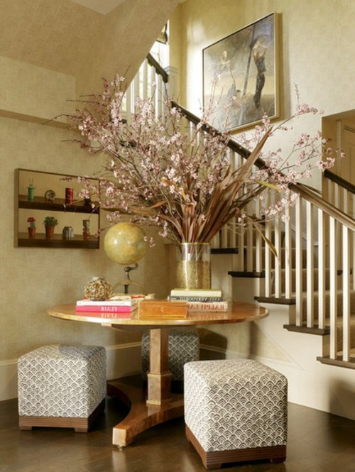 Attached Refined festive living area for parties