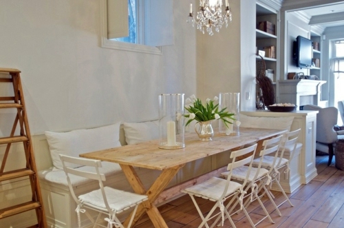 Attached Refined festive living area for parties