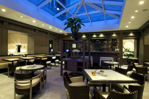 The modern interior design of Hotel St. George Roma