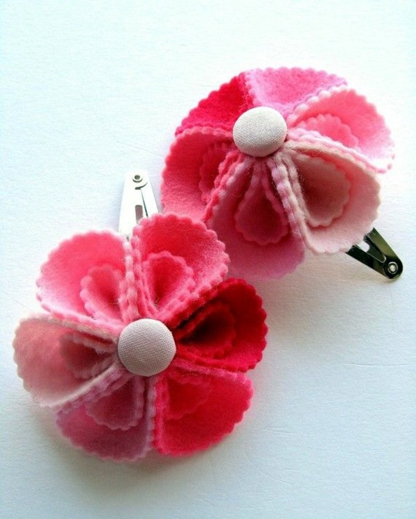 Make itself felt flowers - creative craft ideas Felt