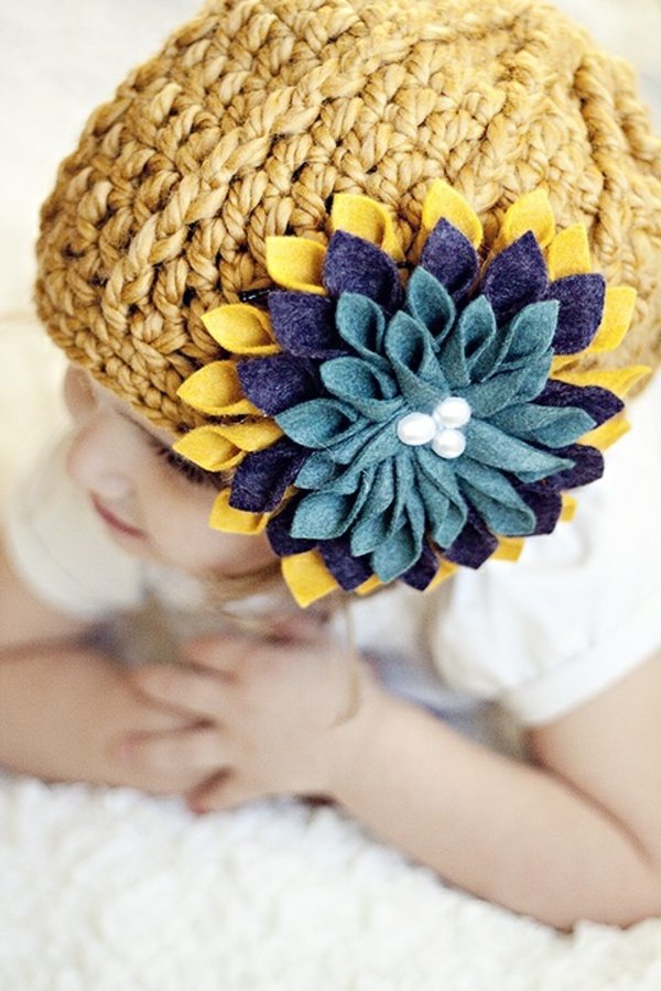 Make itself felt flowers - creative craft ideas Felt