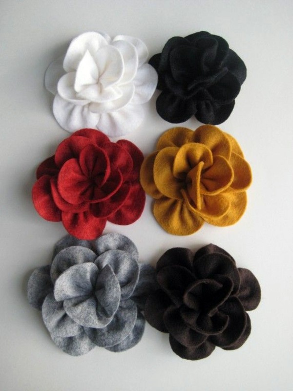 Make itself felt flowers - creative craft ideas Felt Make itself felt flowers - creative craft ideas Felt