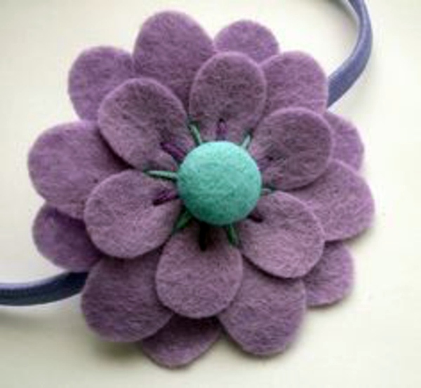 Make itself felt flowers creative craft ideas felt avso