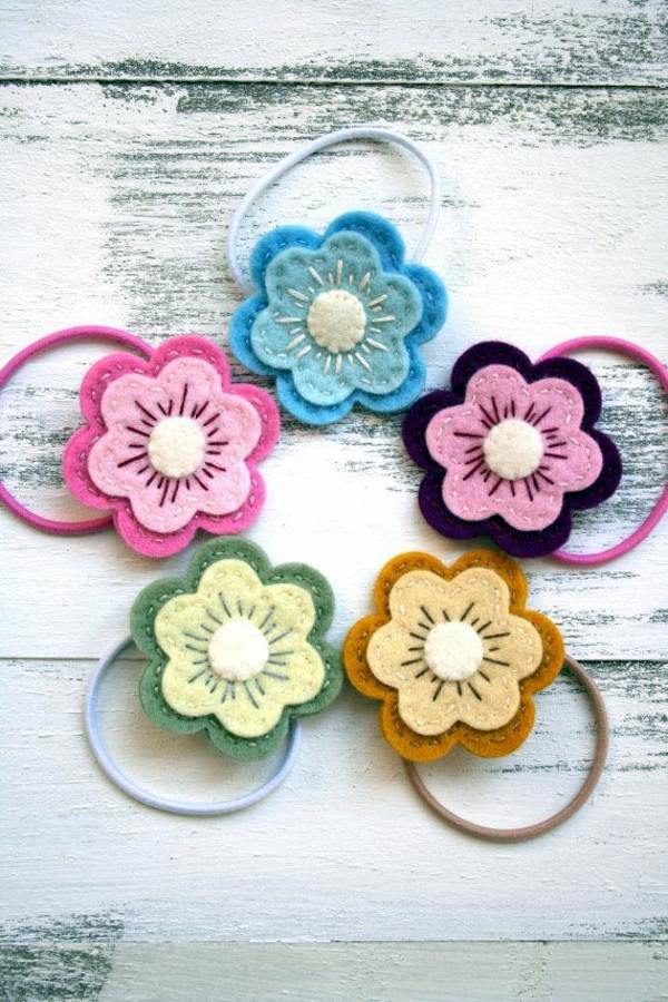Make itself felt flowers creative craft ideas felt avso