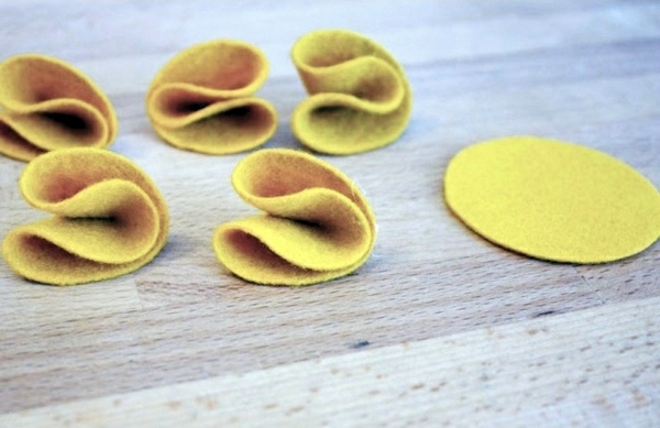 Make itself felt flowers - creative craft ideas Felt