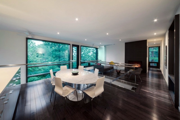 Unique house in Quebec - admirable complexity within a concrete box
