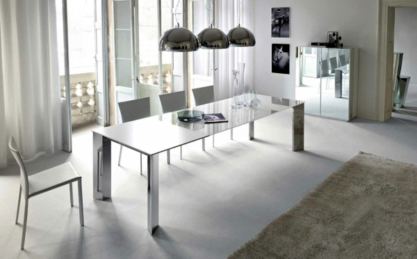 Unique dining room with new chairs