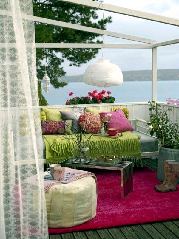 Adorable Boho Chic terrace designs