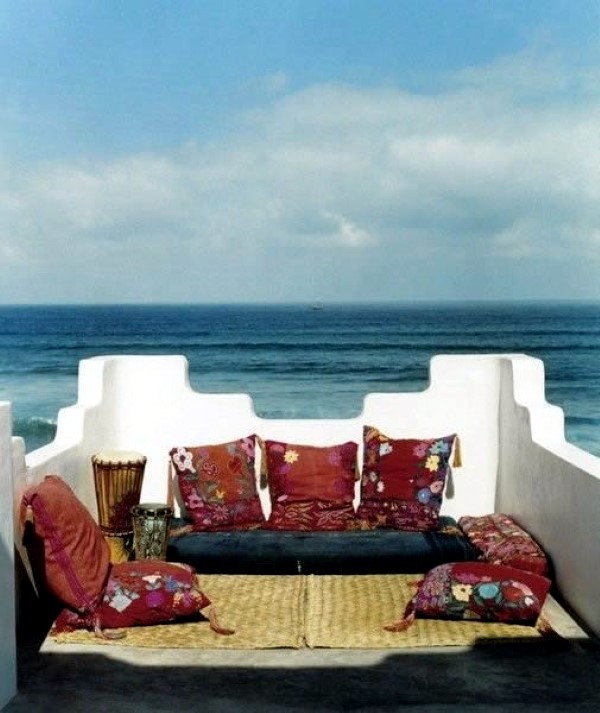 Adorable Boho Chic terrace designs