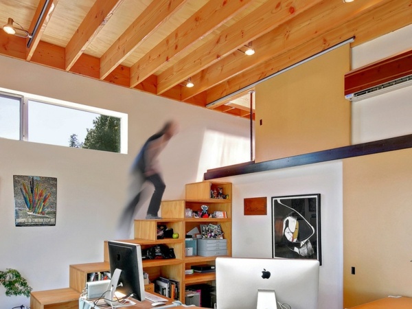 Modern wood stairs - Move & Relax Modern wood stairs - Move & Relax