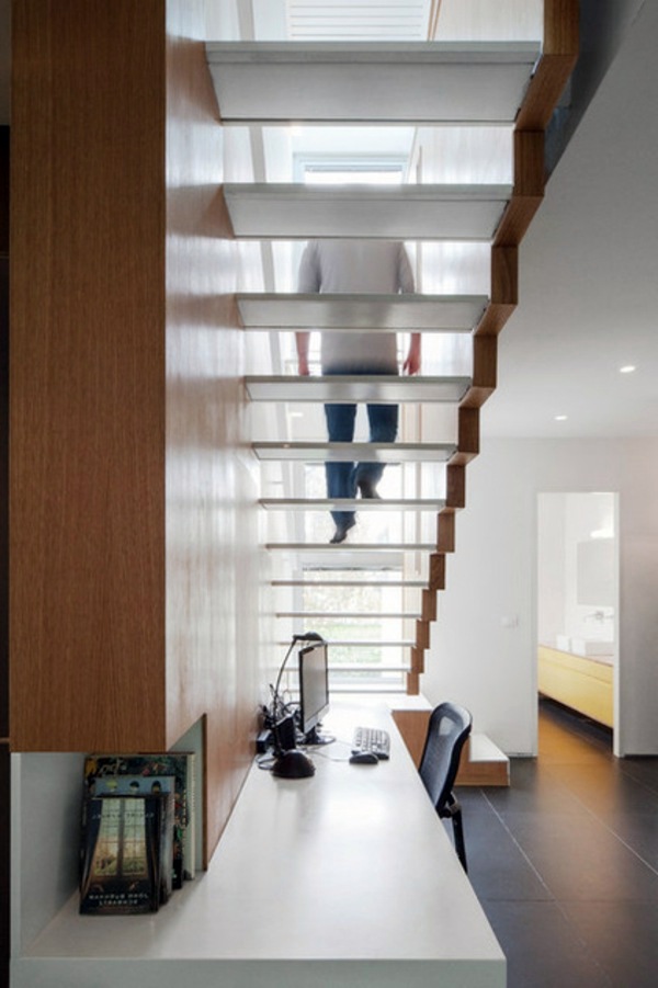 Modern wood stairs - Move & Relax Modern wood stairs - Move & Relax