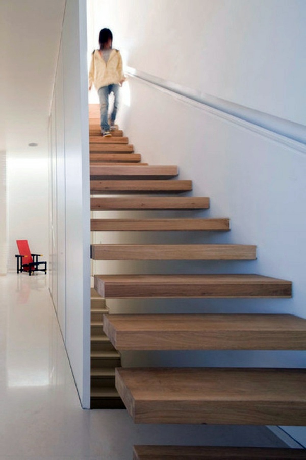 Modern wood stairs - Move & Relax Modern wood stairs - Move & Relax