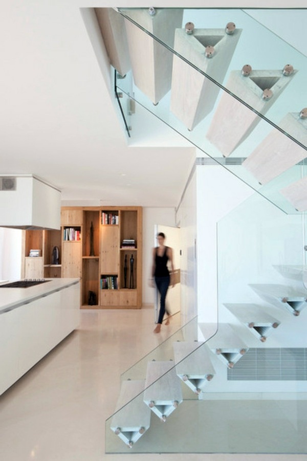 Modern wood stairs - Move & Relax Modern wood stairs - Move & Relax