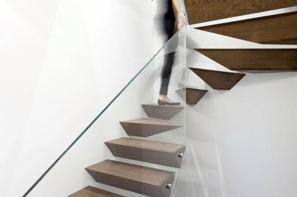 Modern wood stairs - Move & Relax Modern wood stairs - Move & Relax