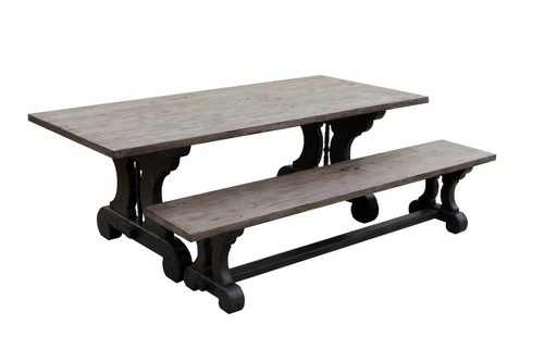 10 furniture designs from antique wood - rustic style
