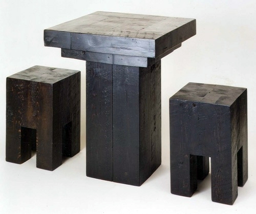 10 furniture designs from antique wood - rustic style