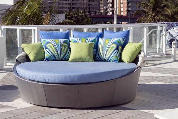 Rattanmöbel - Cool ideas for day bed in the garden - bed of Aqua Source Outdoor