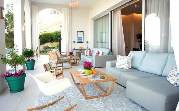 Balkonpflanzen - Terrace design examples - you draw inspiration and design a wellness oasis on your patio Balkonpflanzen - Terrace design examples - you draw inspiration and design a wellness oasis on your patio