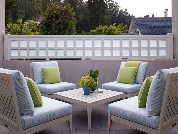 Terrace design examples - you draw inspiration and design a wellness oasis on your patio