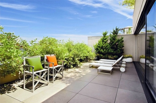Terrace design examples - you draw inspiration and design a wellness oasis on your patio