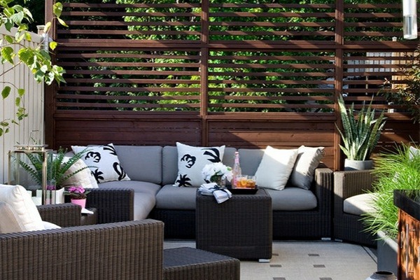 Terrace design examples - you draw inspiration and design a wellness oasis on your patio