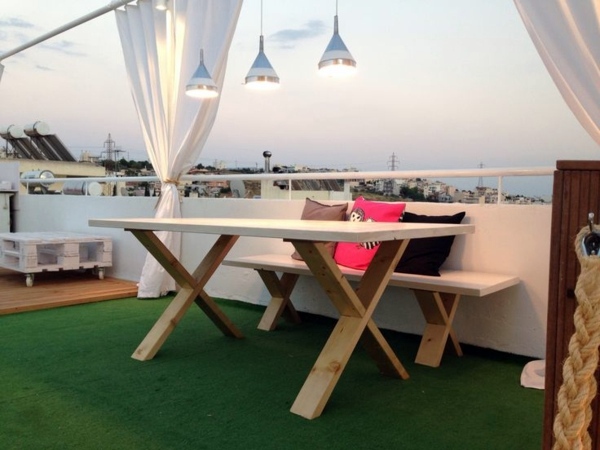 Terrace design examples - you draw inspiration and design a wellness oasis on your patio