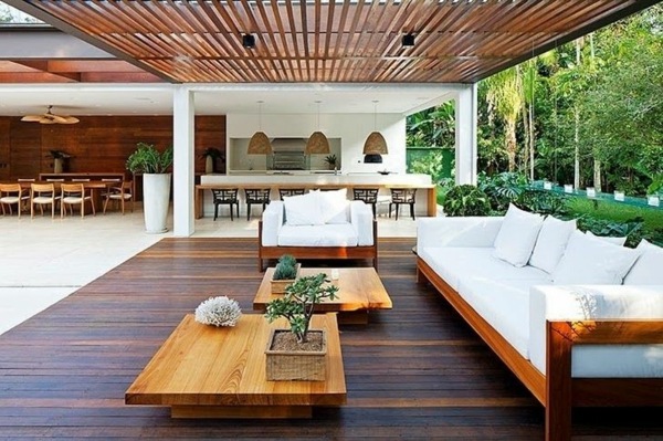 Terrace design examples - you draw inspiration and design a wellness oasis on your patio