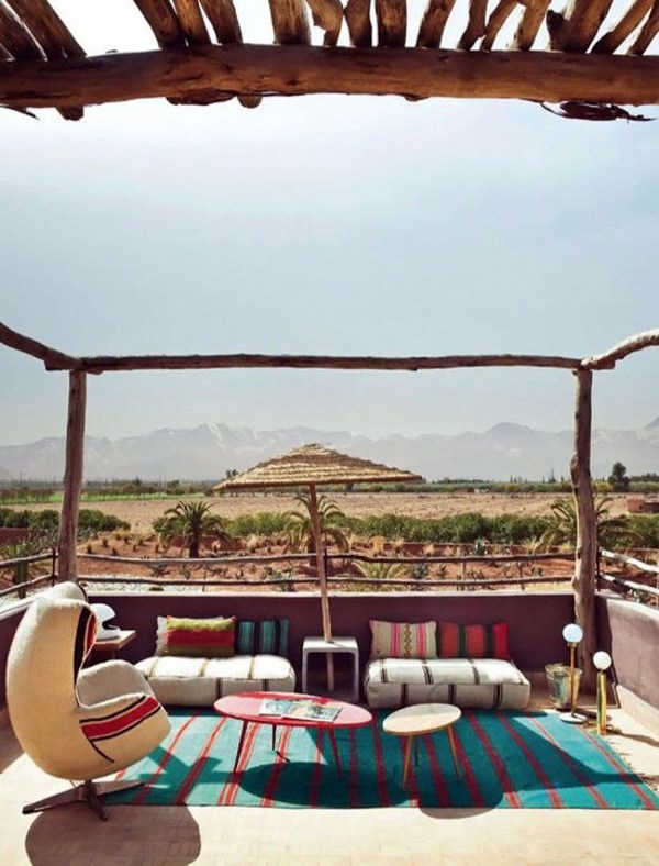 Terrace design examples - you draw inspiration and design a wellness oasis on your patio