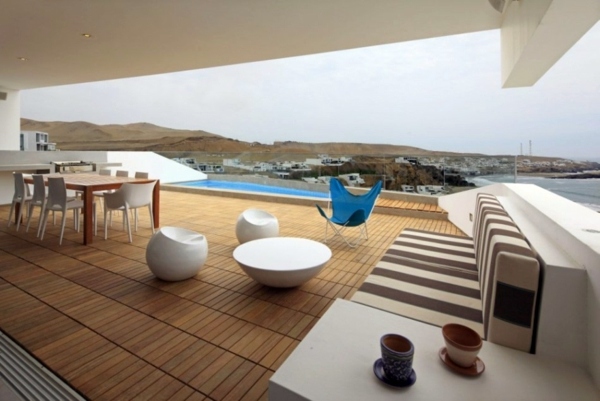 Terrace design examples - you draw inspiration and design a wellness oasis on your patio