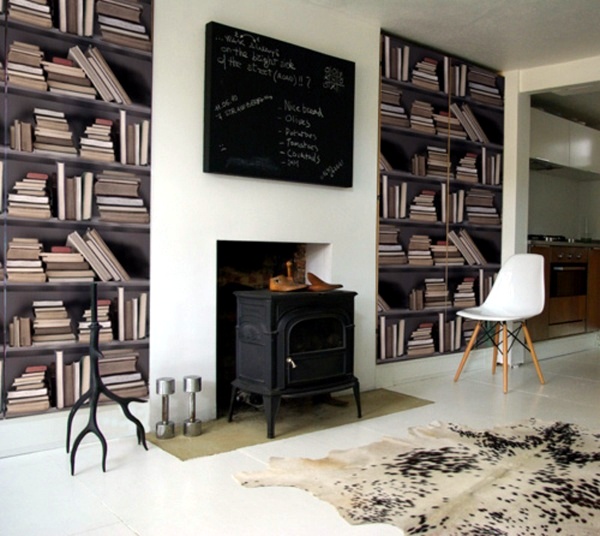 9 Wall Tattoo Ideas - Design solution: Imitation wallpapers