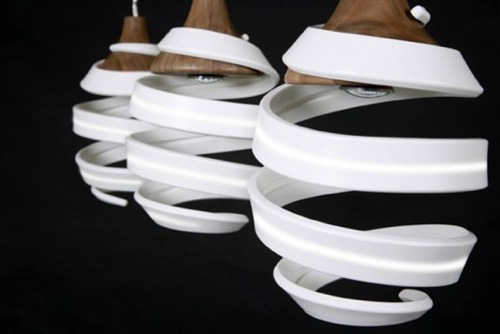 Lampen - Made 10 Pendant Lamp made from recycled objects